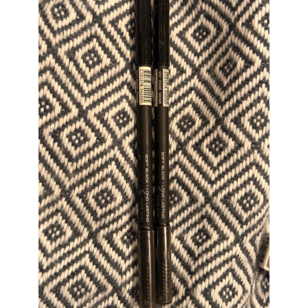 Set of 2 GOSH Copenhagen Eyebrow Pencils - Shade: SOFT BLACK